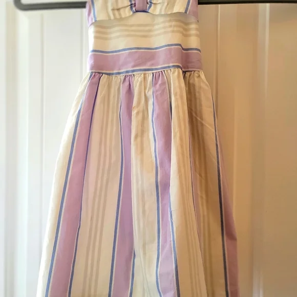 Toddler girls Janie and Jack summer striped halter dress sz 18-24mo - Picture 1 of 4